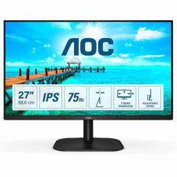MONITOARE AOC 27 inch- Multimedia- IPS- Full HD1920 x 1080)- Wide- 250 cd/mp- 4 ms- VGA- DVI- HDMI- 27B2DA TV 5.00 lei)