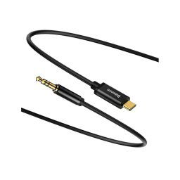 CABLU AUDIO Baseus Yiven- 1 x USB Type-CT) la 1 x Jack 3.5mmT)- lungime cablu 1.2m- negru CAM01-01 TV 0.25 lei) - 6953156262553