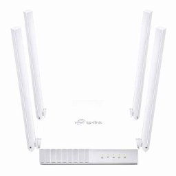 ROUTER TP-LINK wireless 750Mbps- 4 porturi 10/100Mbps- 4 antene externe- Dual Band AC750 Archer C24 timbru verde 1.5 lei)