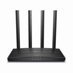 ROUTER TP-LINK wireless 1200Mbps- 4 porturi 10/100/1000Mbps-1 x WAN Gigabit- 4 antene externe- Dual Band AC1200 Archer C6U75lei)