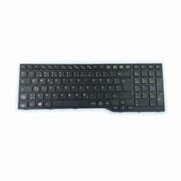 Tastatura laptop Fujitsu LifeBook E554 E556 E557 E753 E754 E756 neagra pointer model UK