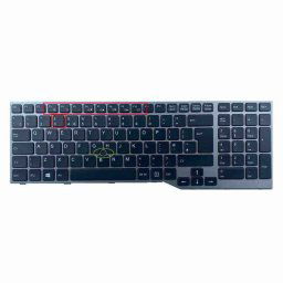 Laptop keyboard for Fujitsu LifeBook E554 E556 E557 E753 E754 E756 pointer model UK