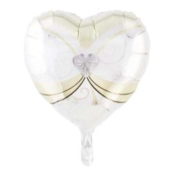 Balon folie inima mireasa nunta 45 cm