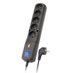 Prelungitor LESTAR Bar surge protection LV 530W 5.0m 5 x VDE 10 A 5m black uninterruptible power supply (UPS)