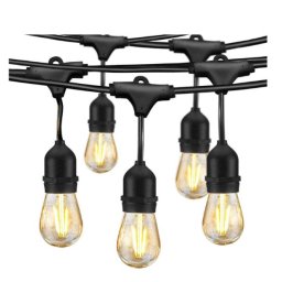 Ghirlanda luminoasa 20m cu pendule interconectabil E27 IP65