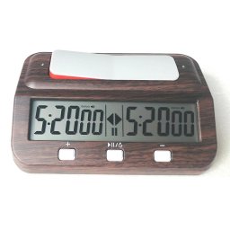 Ceas de sah digital BASIC cu aspect de lemn