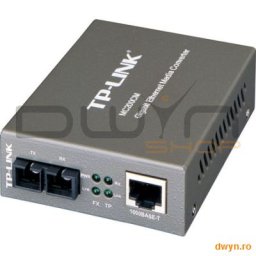 Convertor RJ45 1000M la fibra SC multi-mode 1000M, Full-duplex, pana la 550m, montabil in sasiu, TP-
