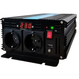 Convertor de la 24V la 230V 1000W unda sinusoidala pura