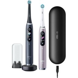 iO9 cu Tehnologie Magnetica si Micro-Vibratii, 8800 pulsatii/min, 7 programe, 2 capete, trusa de calatorie, Negru-Gri
