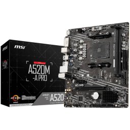 Placa de baza MSI A520M-A PRO, AMD A520, AM4, mATX