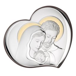 Icoana Sfanta Familie Argint 38x33.5cm Auriu