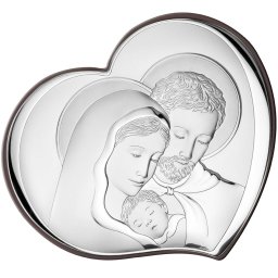 Icoana Sfanta Familie Argint 14.5x12.5cm