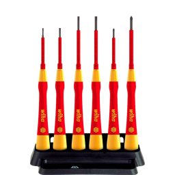 Set surubelnite izolate 1000 V, PicoFinish drepte + PH cu stand, 6 piese