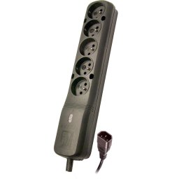 Prelungitor LESTAR LZ- 530 BW G-A K.:CZ 1,5M IEC320 power extension 1.5 m 5 AC outlet(s) Indoor Black