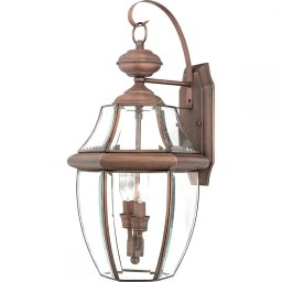 Aplică NEWBURY Large, cupru, H:50.8cm, IP44, 2 becuri, QZ-NEWBURY2-L-AC
