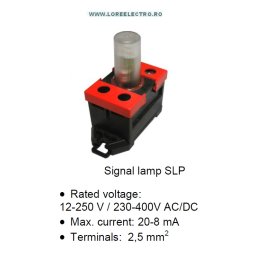 SLP BLOC LAMPA SEMNALIZARE 12-250 V AC/DC PENTRU CUTIE DE COMANDA SI SEMNALIZARE ANTIEX SKX