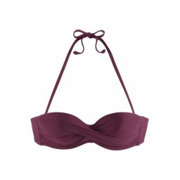 LASCANA Sutien costum de baie roșu bordeaux