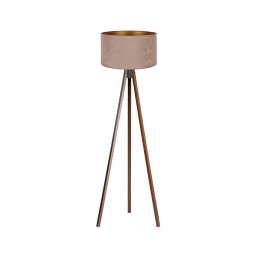 Lampadar VELVET 1xE27/60W/230V maro/bej Brilagi