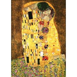 Set pictura pe numere, cu sasiu, Sarutul - Klimt, 40x50 cm