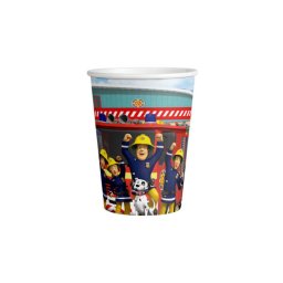 Set 8 pahare de hartie, Amscan, 250ml, Multicolor