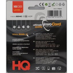 Card memorie Card de memorie IMRO Set ADP 16 GB, UHS-I, U1, include adaptor SD, Citire 80 MB/s / Scriere 50 MB/s