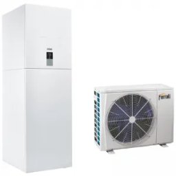Pompa de caldura aer-apa split cu boiler incorporat 190 litri Ferroli OMNIA ST 3.2 HI3 6 kW, pentru incalzire, racire si ACM