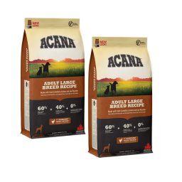 ACANA Adult Large Breed hrana uscata caini adulti de talie mare 22.8 kg (2 x 11.4 kg)