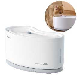 Dozator de apa inteligent pentru animale de companie Baseus alb (ACLY000202)