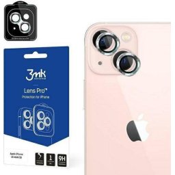 Protectie premium camera foto 3mk Lens Protection Pro pentru Apple iPhone 13 Mini / 13, Cadru aluminiu, Negru