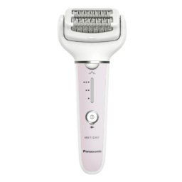 Epilator ES-EY80-P503, Wet & Dry, Cordless, 2discuri & 60 pensete, Senzor presiune, Discuri duble, Cap flexibil si pivotant la 90°, 3 viteze, Alb/Roz
