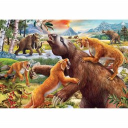 Puzzle Animale In Salbaticie, 2X24 Piese