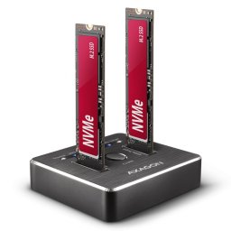 Docking station USB 3.2 Gen2 type C pentru 2 x SSD M.2 NVME cu functie de clona, Axagon ADSA-M2C