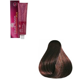 Vopsea de par semi-permanenta Wella Professionals Color Touch Plus 55 04, Castaniu Deschis Intens Natural Roscat, 60 ml