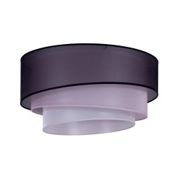 Duolla - Plafonieră TRIO 1xE27/15W/230V d. 45 cm neagră/roz/argintie