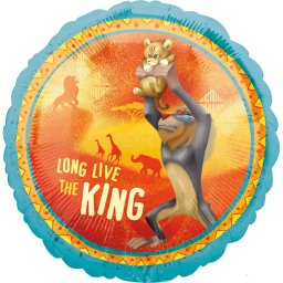 Balon folie Lion King Regele leu 43 cm 0026635398756
