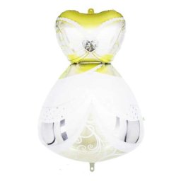 Balon folie Rochie Mireasa 50 x 80 cm