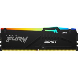 Memorie FURY Beast RGB, 16GB, DDR5-5200MHz, CL40, Dual Channel