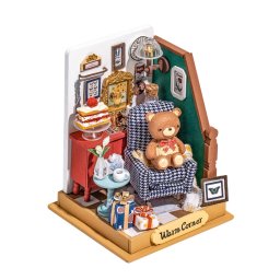 Puzzle 3D, Casuta DIY Sufragerie in vacanta, Rolife, 75 piese