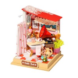 Puzzle 3D, Casuta DIY Baie cu spuma, Rolife, 59 piese