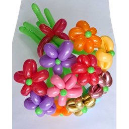 Buchet baloane modelaj flori umflate