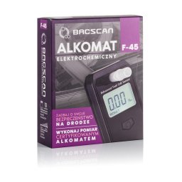 Testere alcoolemie BACscan F-45 alcohol tester 0 - 4% Black