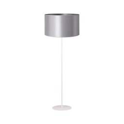 Lampadar Duolla CANNES 1xE27/15W/230V d. 45 cm argintiu/alb