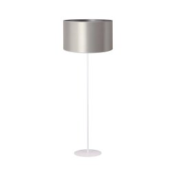 Lampadar Duolla CANNES 1xE27/15W/230V d. 45 cm argintiu/alb