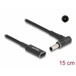 Adaptor de incarcare laptop USB type C la Samsung 5.5 x 3.0 mm M-T 0.15m, Delock 60042
