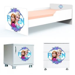 Pat tineret Frozen mobilier 2-12 ani