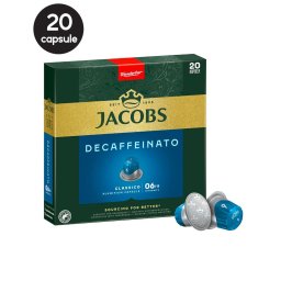 20 Capsule Jacobs Decaffeinato Classico - Compatibile Nespresso