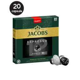 20 Capsule Jacobs Espresso Ristretto - Compatibile Nespresso