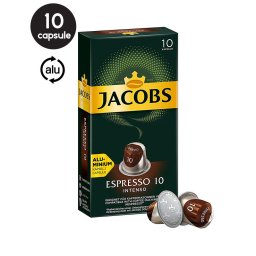 10 Capsule Jacobs Espresso Intenso - Compatibile Nespresso