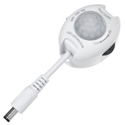 Senzor de mișcare Maclean PIR, infraroșu, pentru benzi LED, 12V DC, max. 60W, MCE242