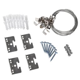 Led4U LD158 Corzi de montare pe panou cu LED-uri de tavan - Kit se potrivește 600*600,300*300, 300*600,300*1200,600*1200mm